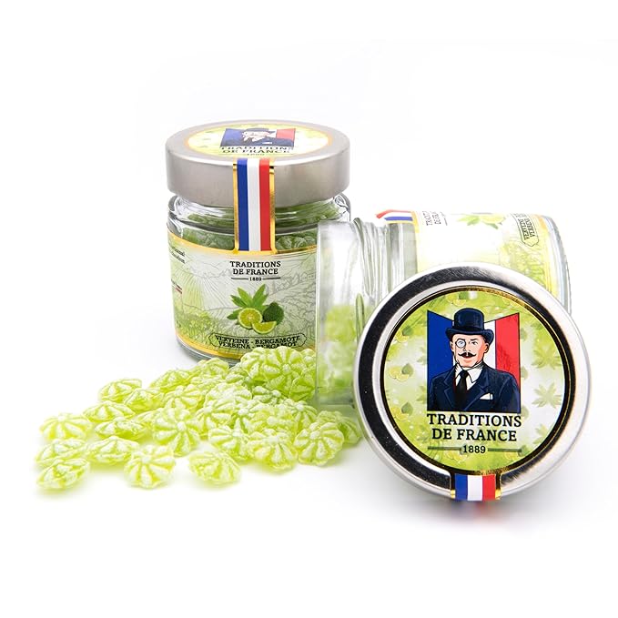 Traditions de France Handmade Hard Candies – Verbena- Bergamot