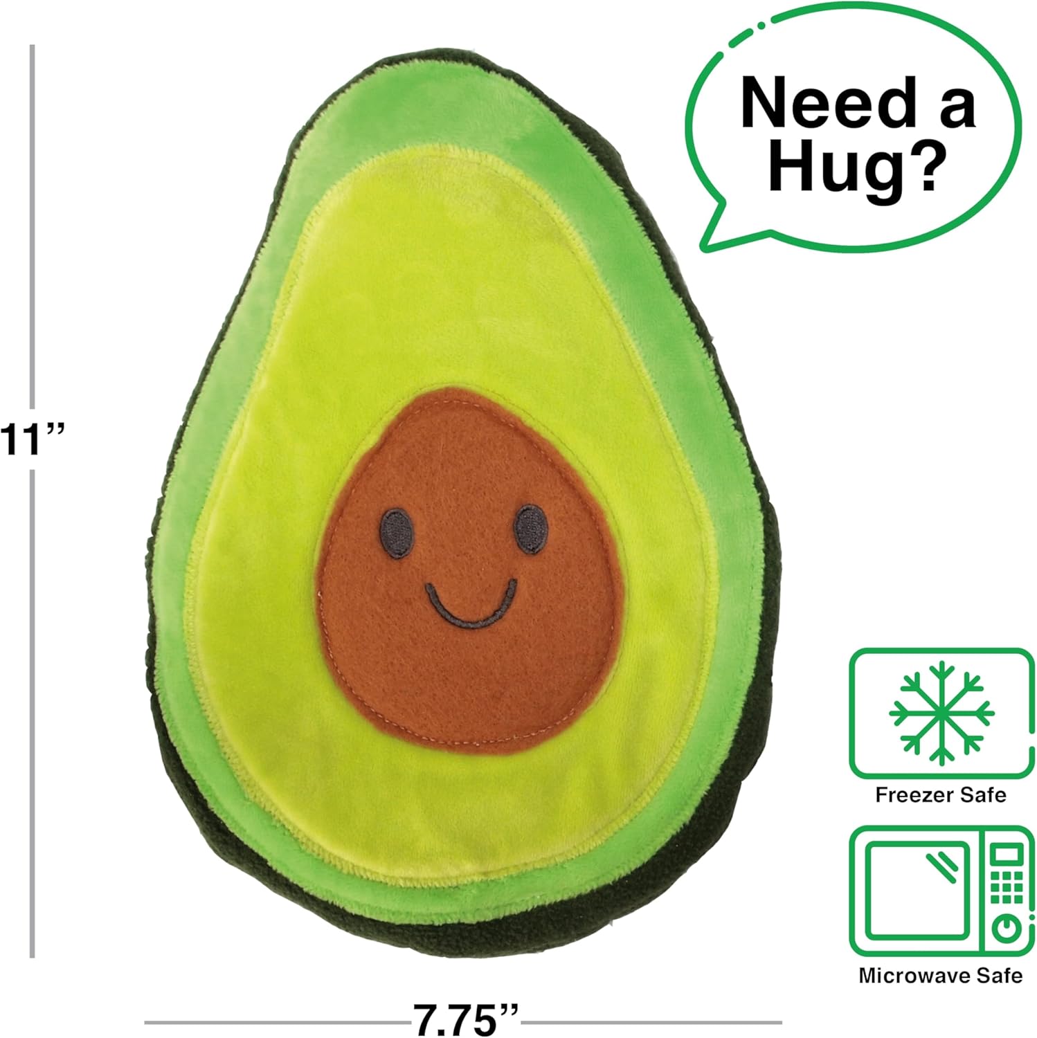GAMAGO Microwavable Heating Pad & Huggable Pillow – Avocado