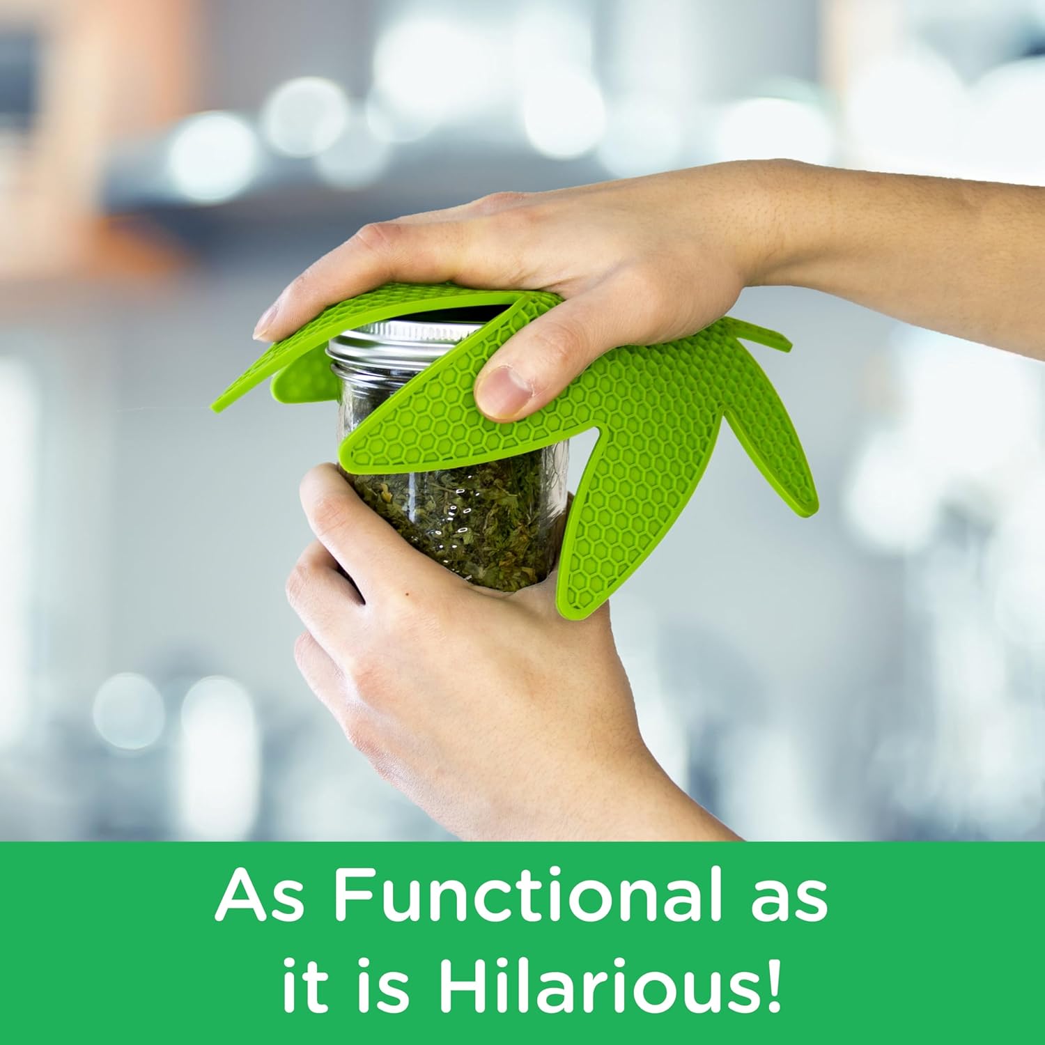 GAMAGO - Pot Leaf Shaped Silicone Pot Holder | Trivet