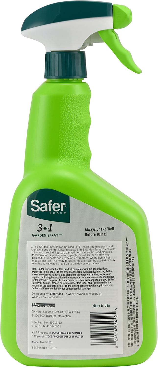 3-in-1 Organic Garden Spray – 32 oz.