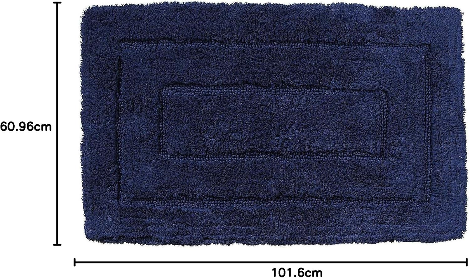 Kassatex Kassadesign Bath Rug – Navy – 20" x 32"