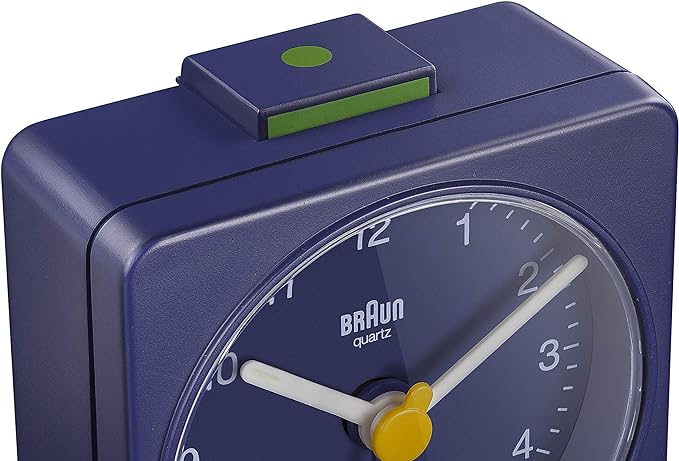 Braun Classic Travel Analogue Alarm Clock – Blue