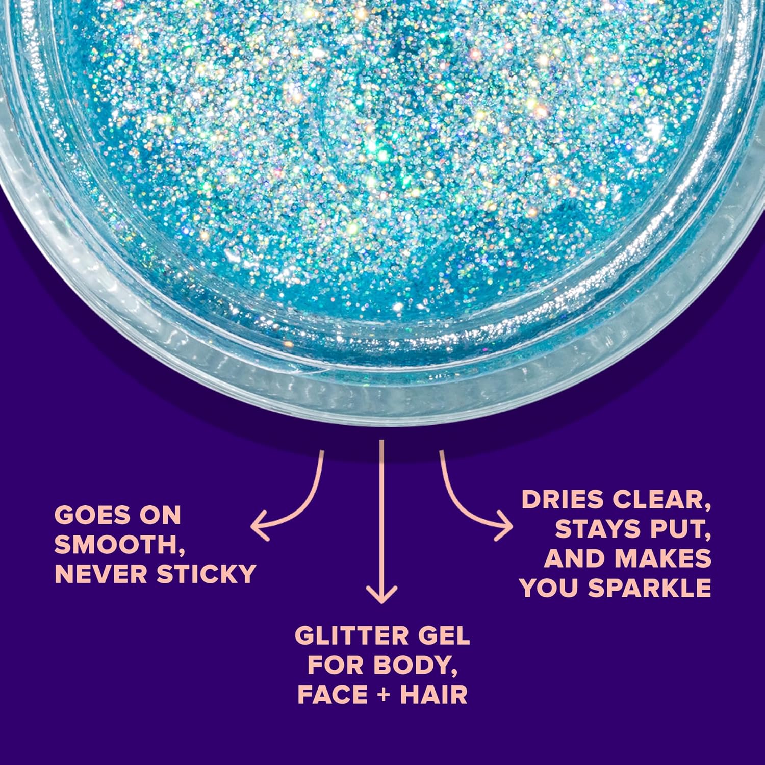 Unicorn Snot The Original Glitter Gel – 1.7 oz – Sky