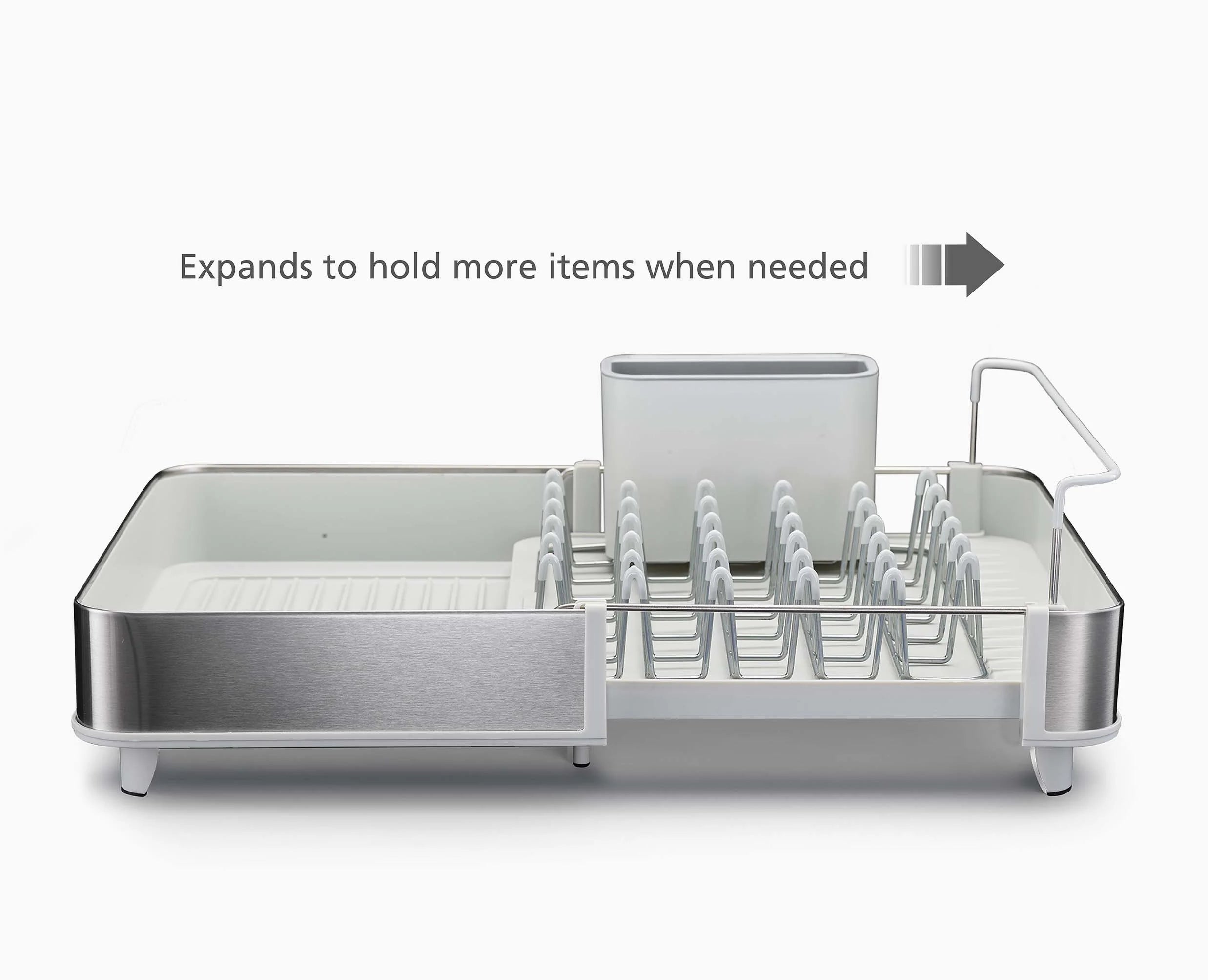 Joseph Joseph Extend Steel Expandable Dish Rack – Stone