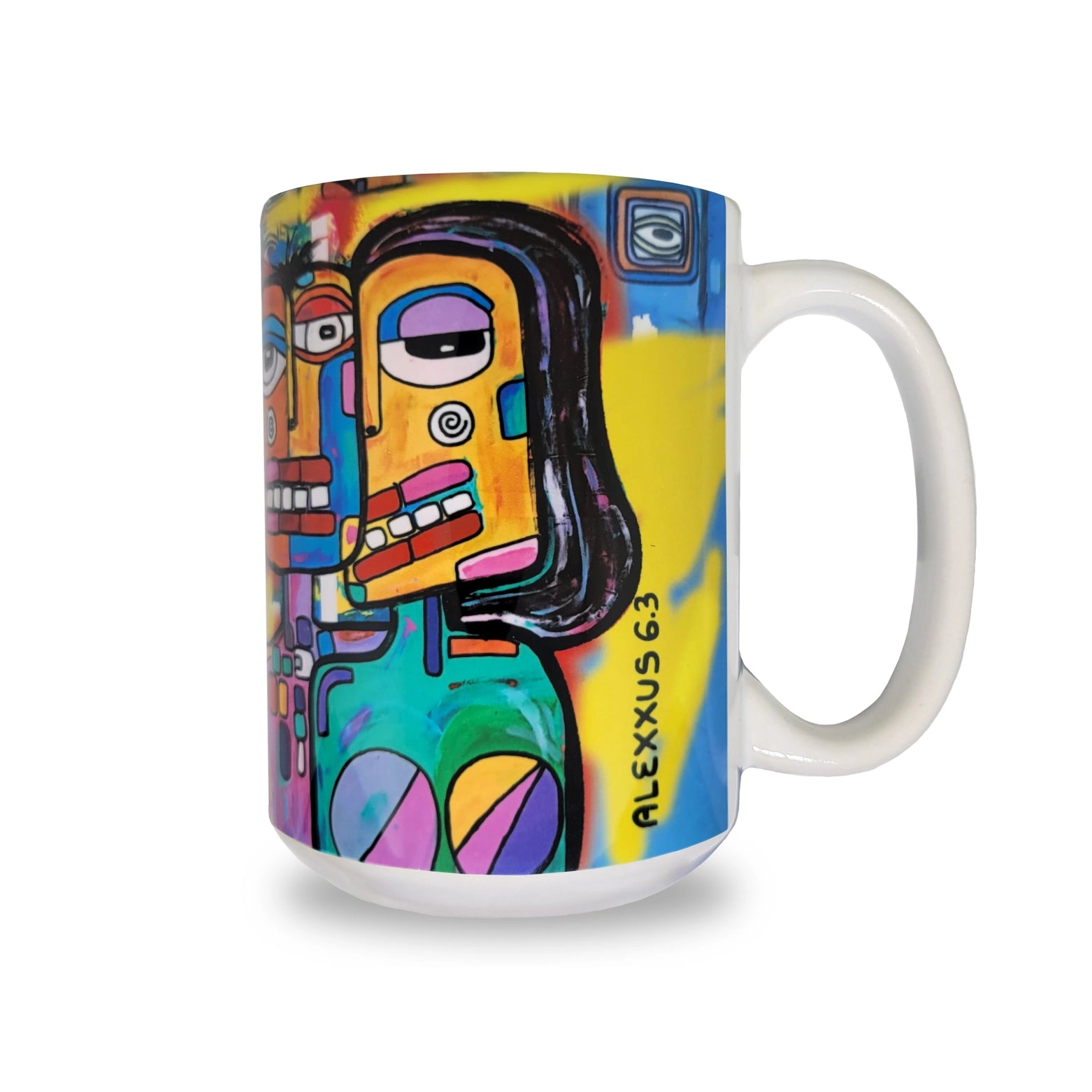 Untitled Union Humanity Series Ceramic Mug – The Observers – 15oz.
