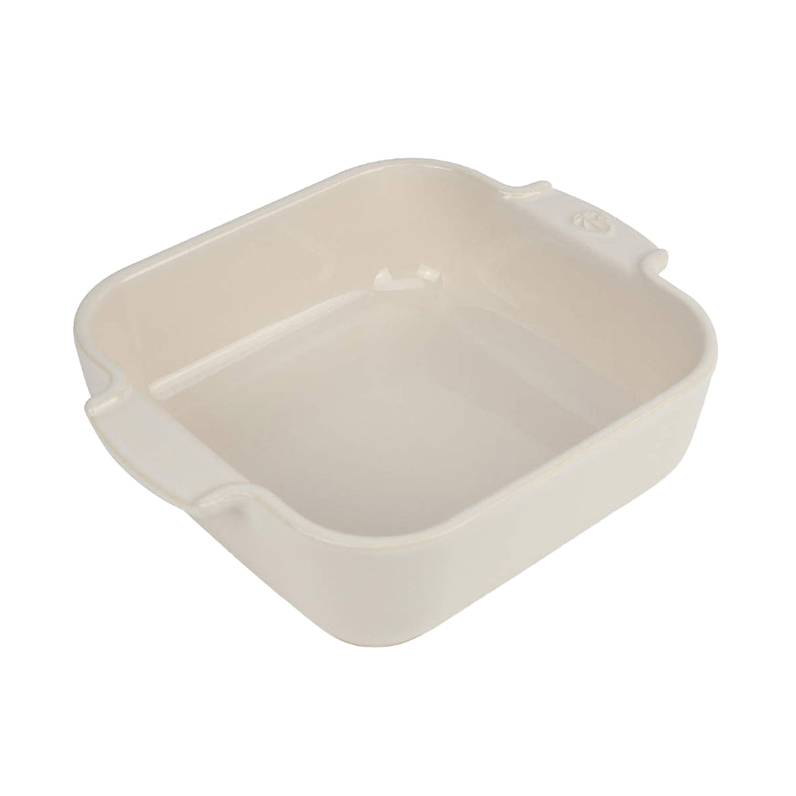 Peugeot Appolia Square Ceramic Casserole Baking Dish – 8" – Ecru