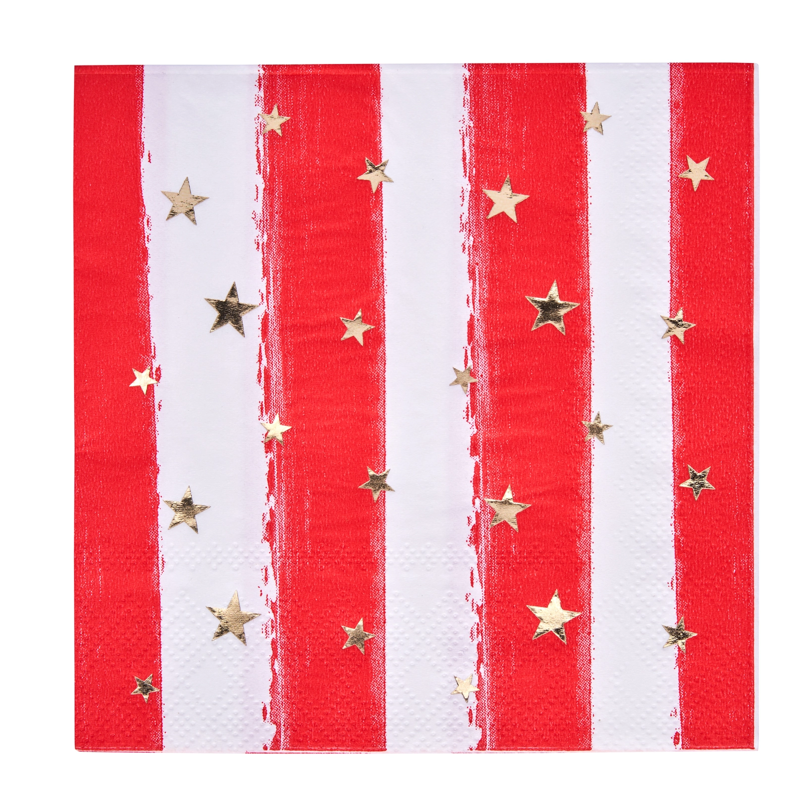 Sophistiplate Paper Beverage Napkins – Pack of 20 – Patriotic Confetti