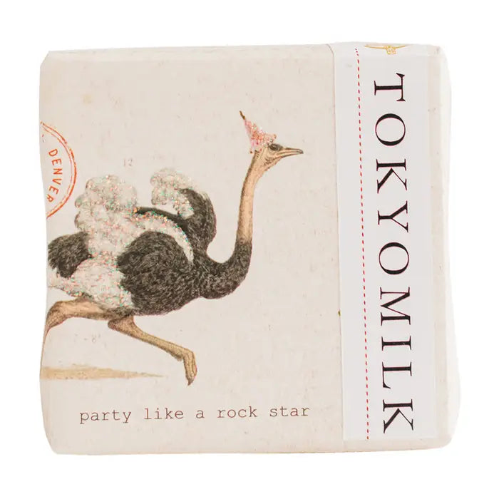 Tokyomilk "Party Like a Rockstar" Finest Perfumed Soap – Green Tea Fragrance - 4oz