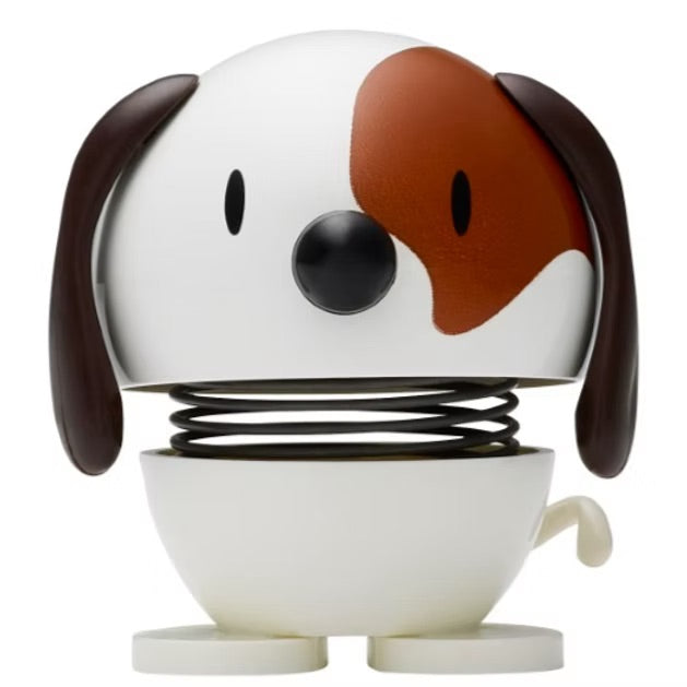 Hoptimist Bobblehead Figure – 3"– White Dog