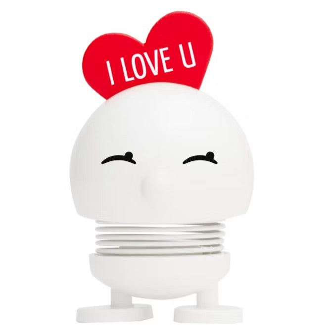 Hoptimist Bobblehead Figure – 3"– Love White