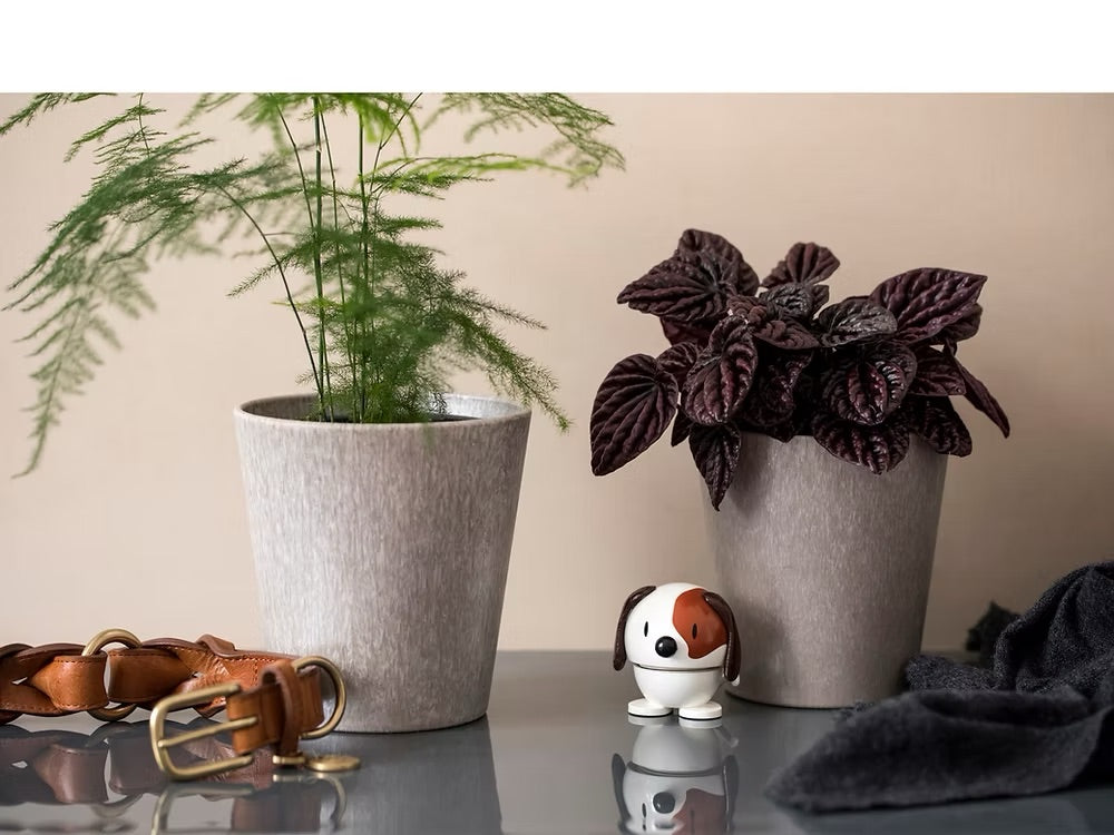 Hoptimist Bobblehead Figure – 3"– White Dog