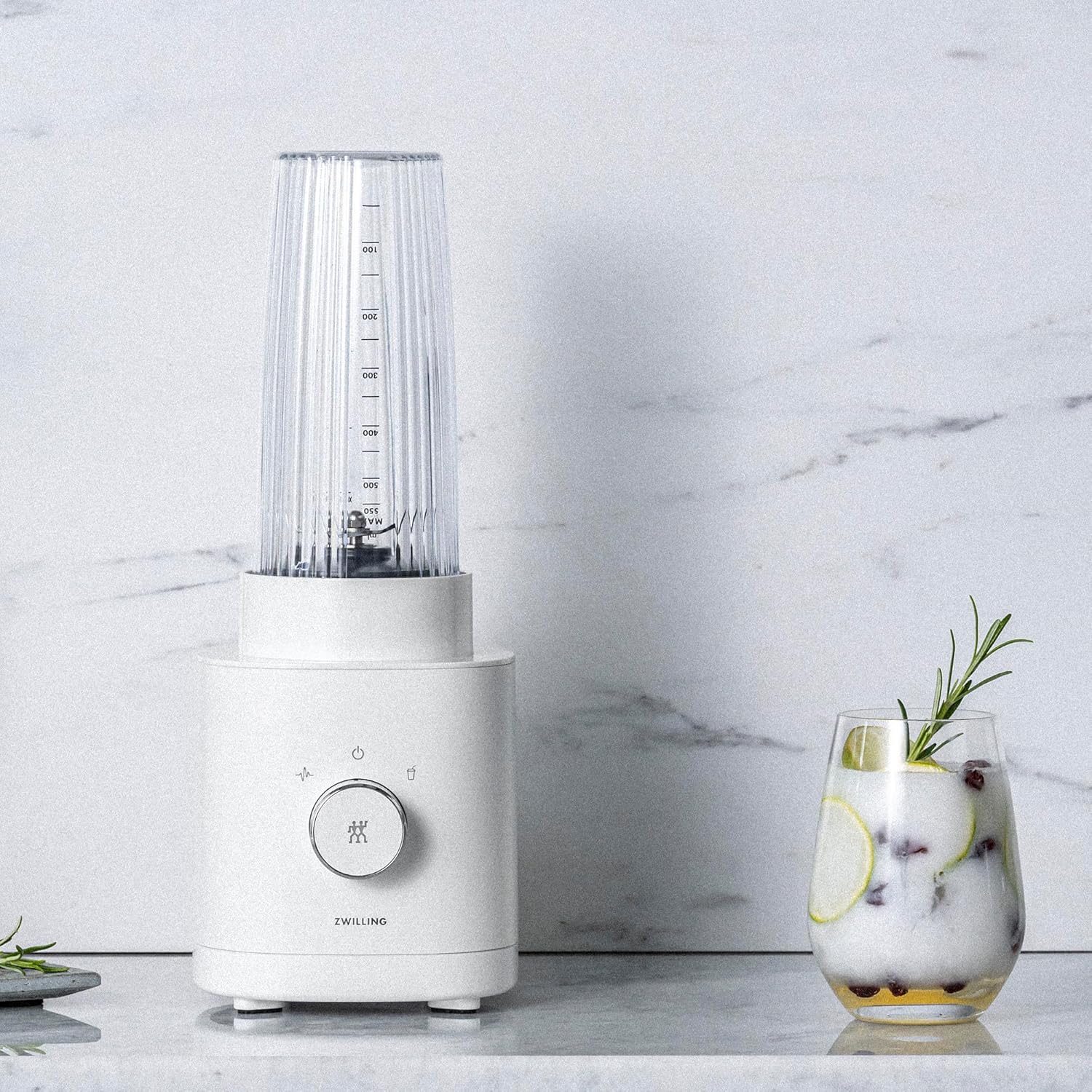 ZWILLING Enfinigy Personal Blender|Smoothie Blender – White – 20oz