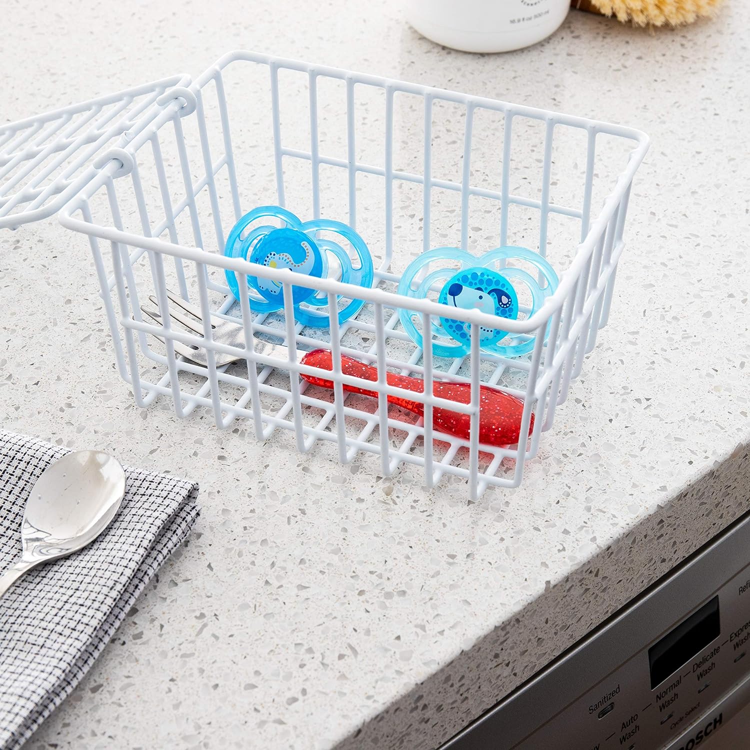 High Capacity Dishwasher Basket for Small Items & Accessories