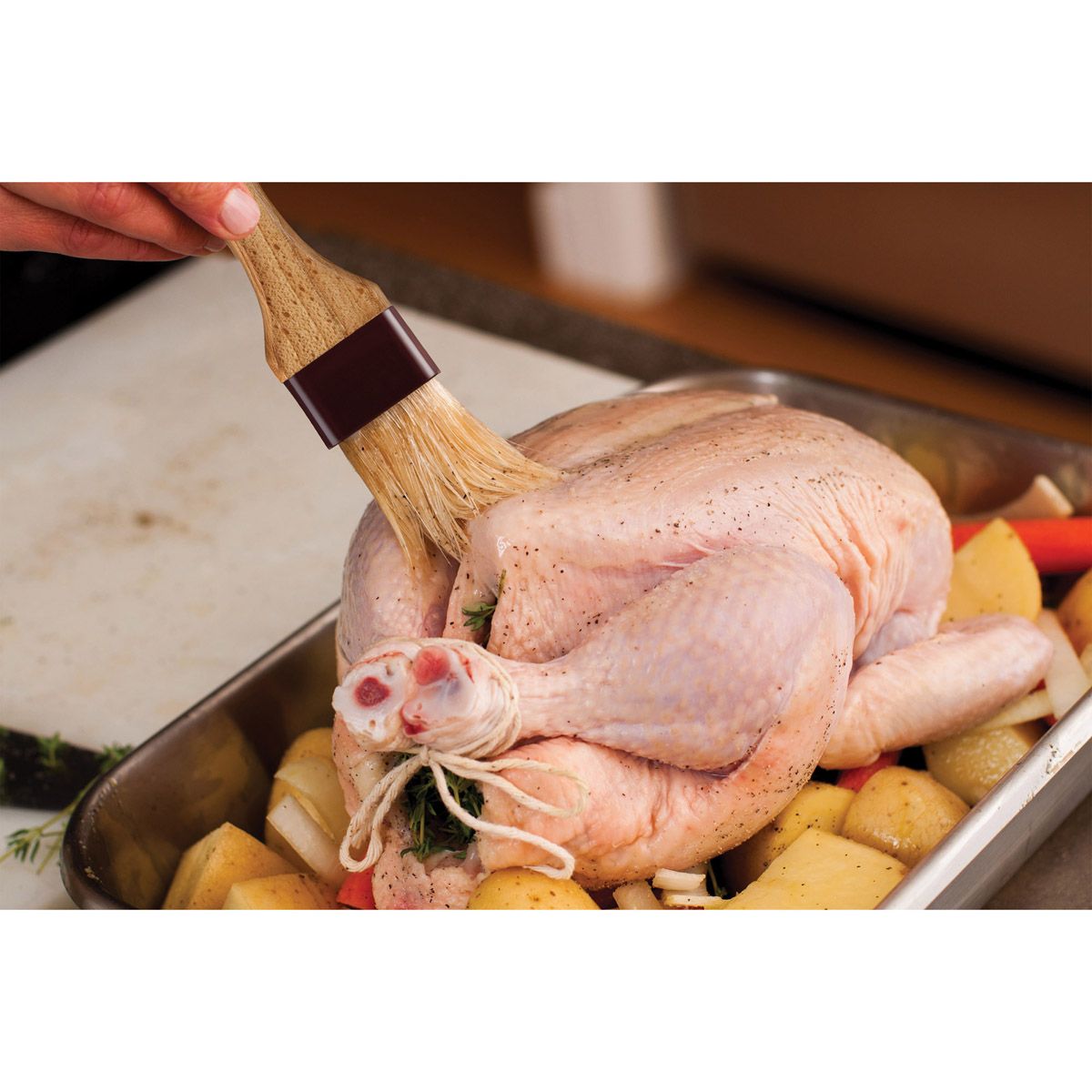 Mrs. Anderson's Baking Solid-Ferrule Pastry Basting Brush – 1.5in