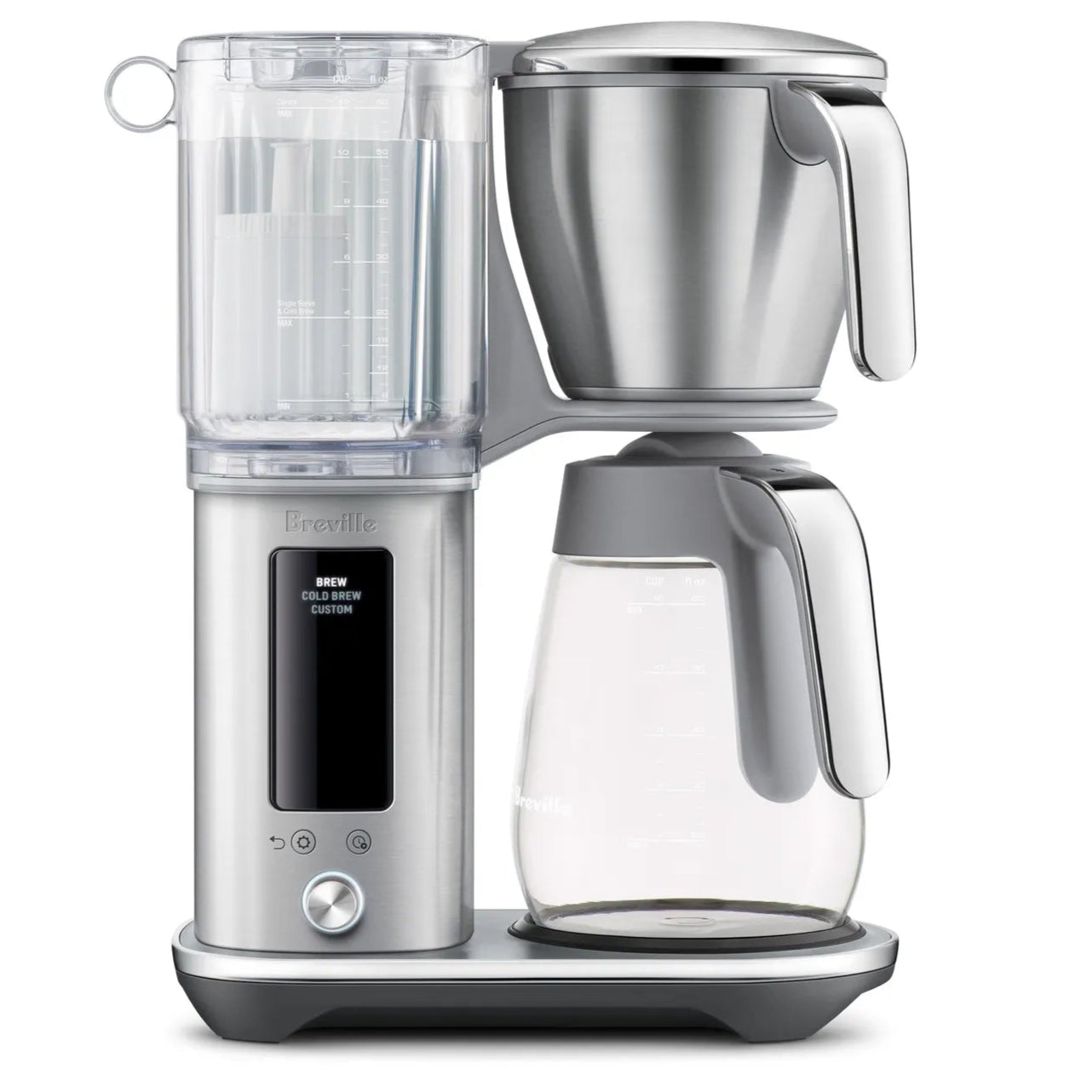 Breville The Luxe Brewer Glass Coffee Machine – Brushed Stainless Steel – 12 cup