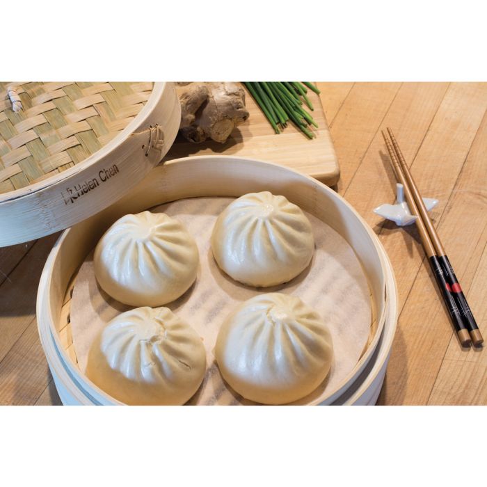 Helen's Asian Kitchen Bamboo Steamer with Lid – 10in