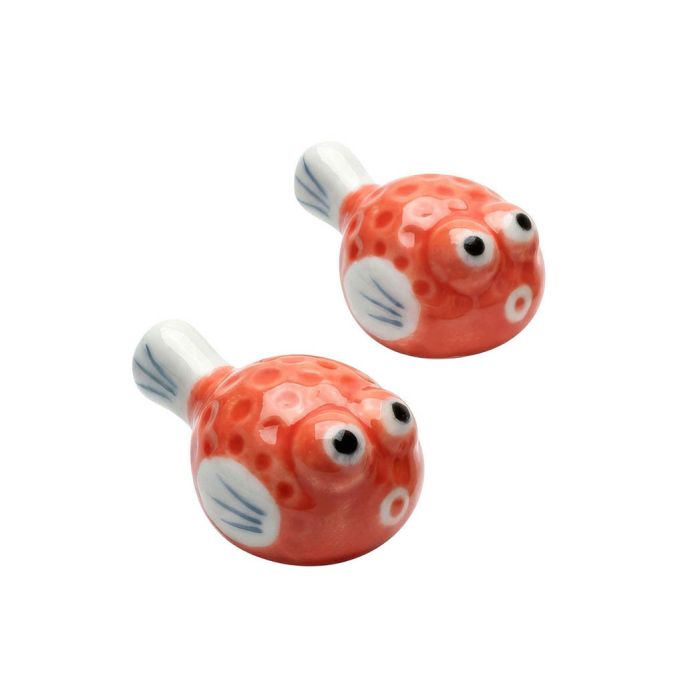 Helen’s Asian Kitchen Chopstick And Rest Fish – Set Of 2