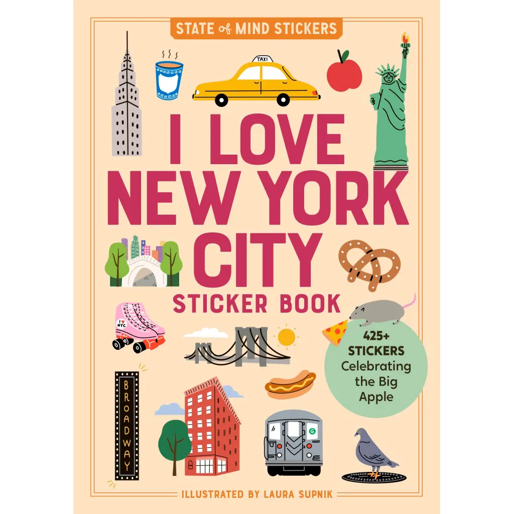I Love New York City Sticker Books – 425+ Stickers Celebrating the Big Apple