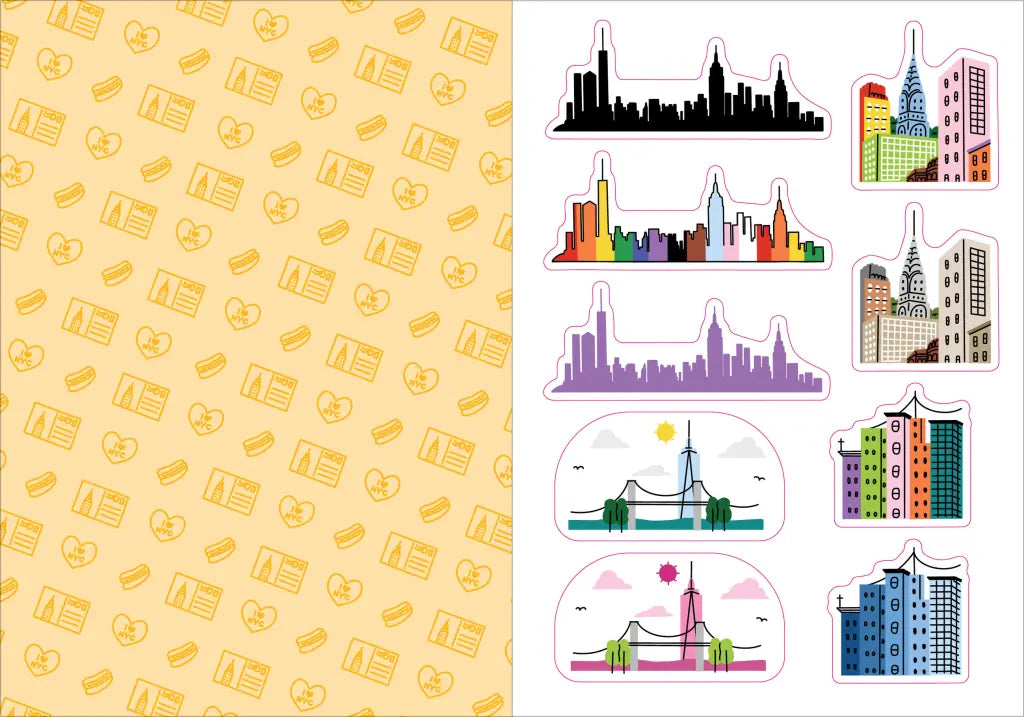 I Love New York City Sticker Books – 425+ Stickers Celebrating the Big Apple
