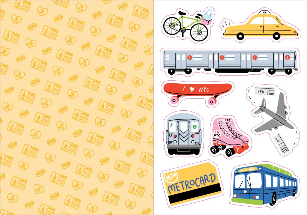 I Love New York City Sticker Books – 425+ Stickers Celebrating the Big Apple