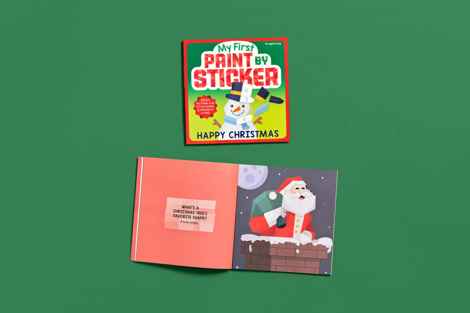 My First Paint by Sticker Book – Happy Christmas