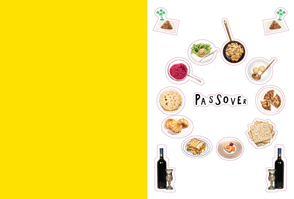 The Jewish Foods Sticker Book – 450+ Stickers