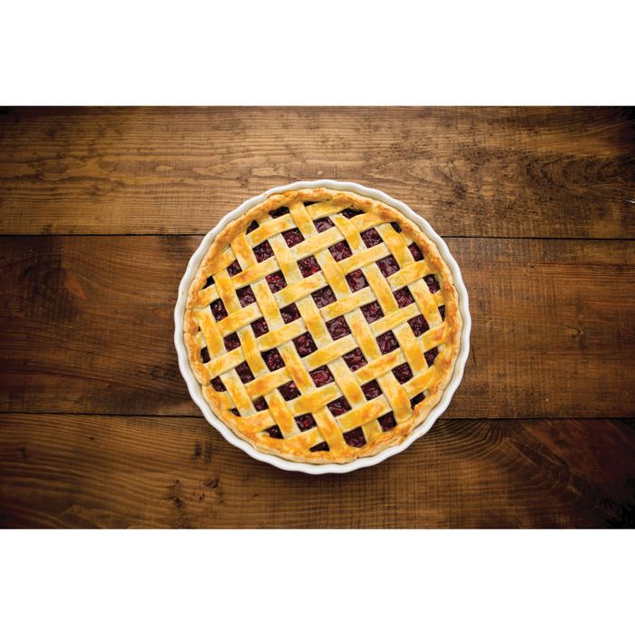 Fine Porcelain Round Quiche Dish – 10"