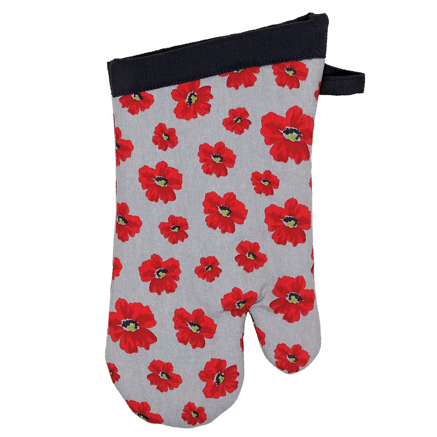 MU Kitchen Designer Oven Mitt – New Poppy