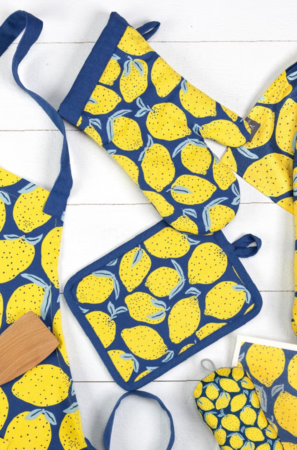 MU Kitchen Vibe Dish Towel – 18" x 30" – Lemons