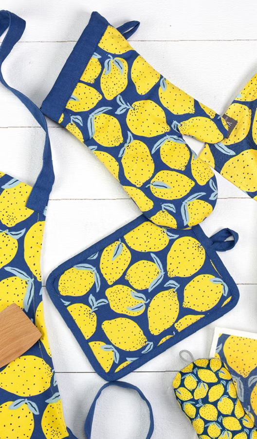 MU Kitchen Designer Oven Mitt – Lemons