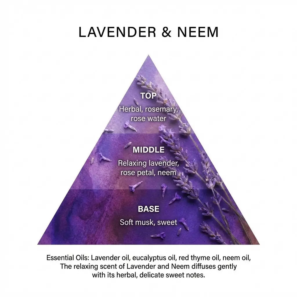 The Master Herbalist Anti- Moth Scented Scented Wardrobe Freshener – Lavender & Neem Oil – 2 Pack