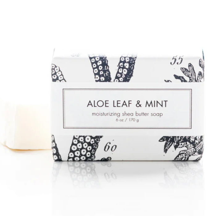 Formulary 55 Moisturizing Shea Butter Soap – Aloe Leaf & Mint – 6oz.