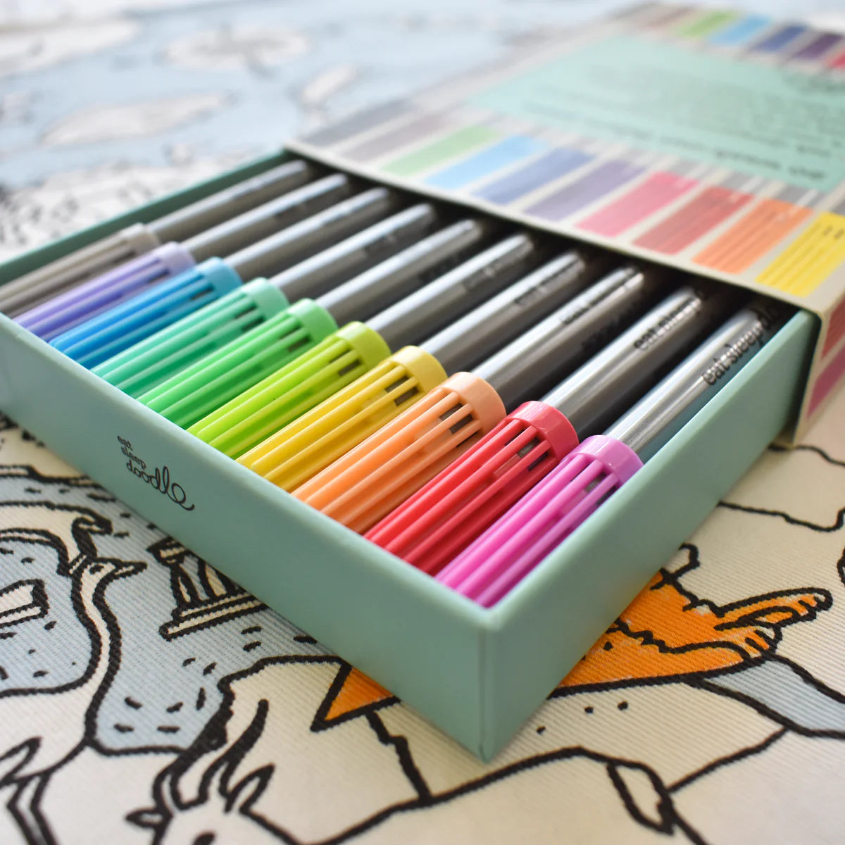 Eat Sleep Doodle – Artist Wash Out Markers - Set of 20