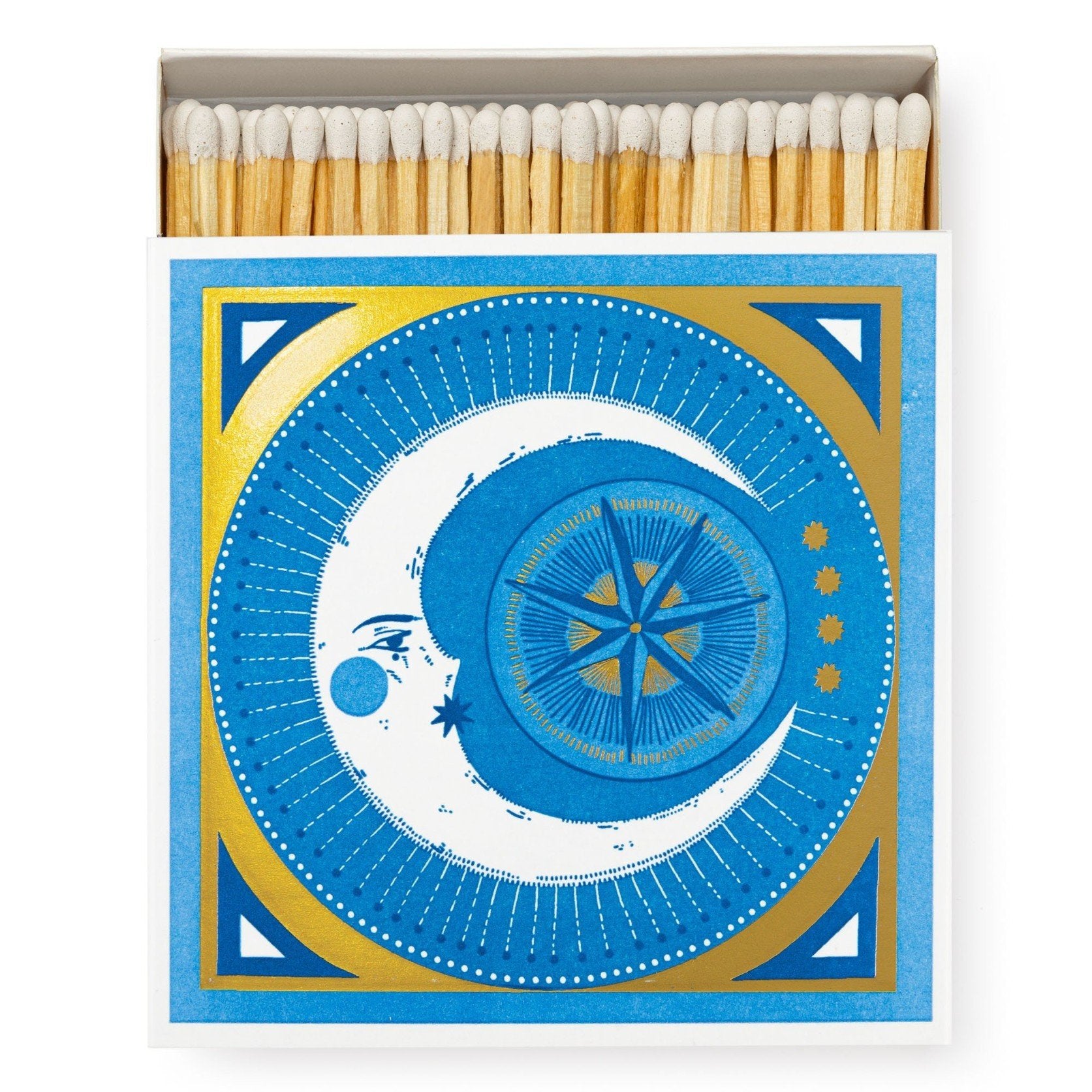 Archivist Golden Moon Luxury Matches – 125 Stick Matches