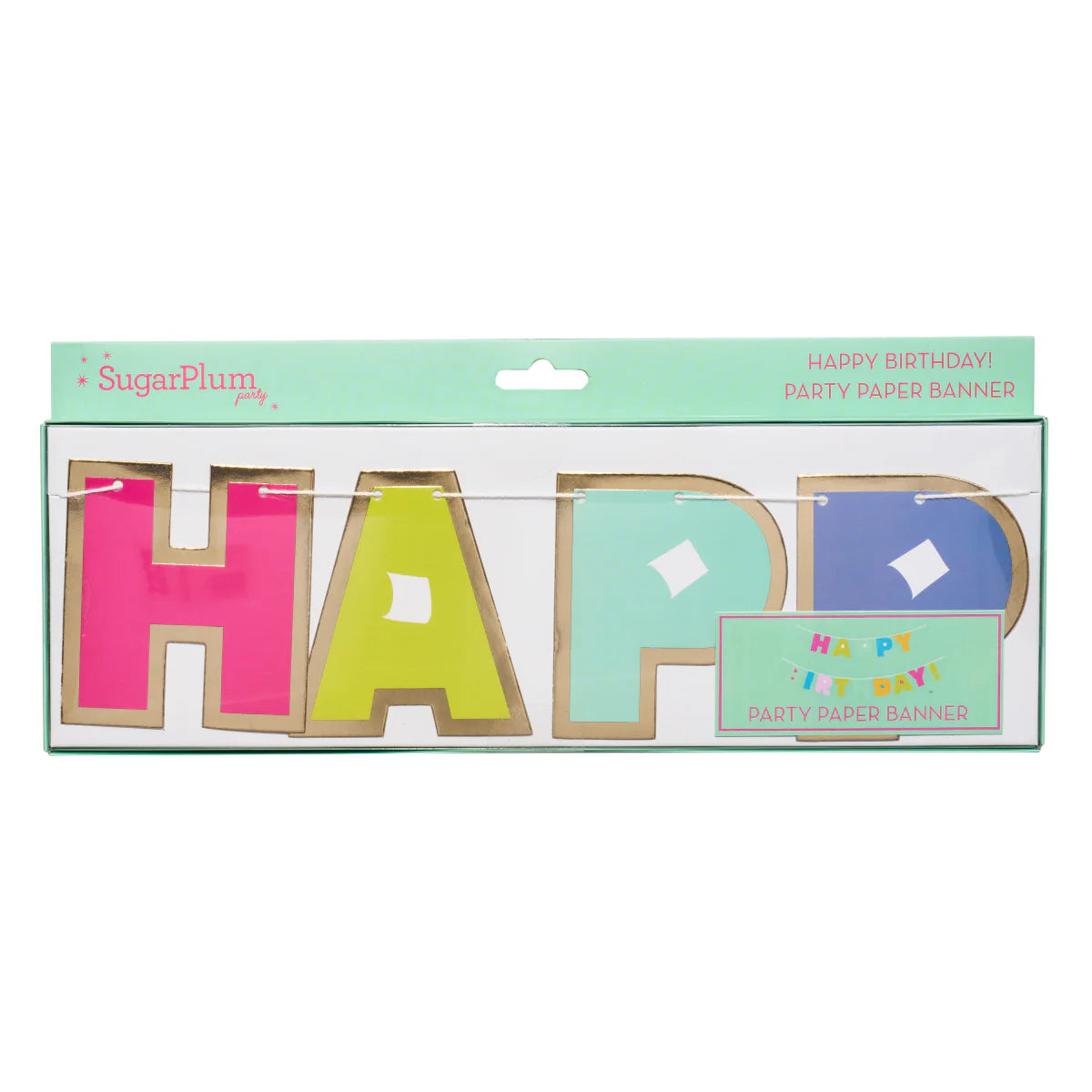 Sophistiplate Bright Birthday Banner