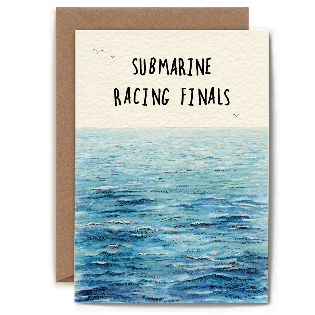 Hester & Cook Greeting Card – Submarine Racing Finals