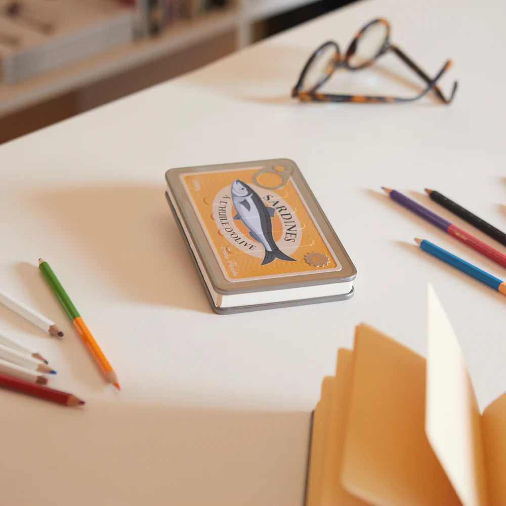 Conserverie Sardines Notebook – 3" x 4" 160 Pages