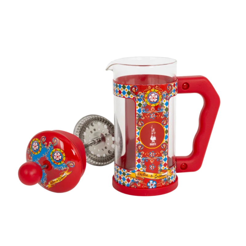 Bialetti Dolce & Gabbana French Press Coffee Maker – 3 Cup