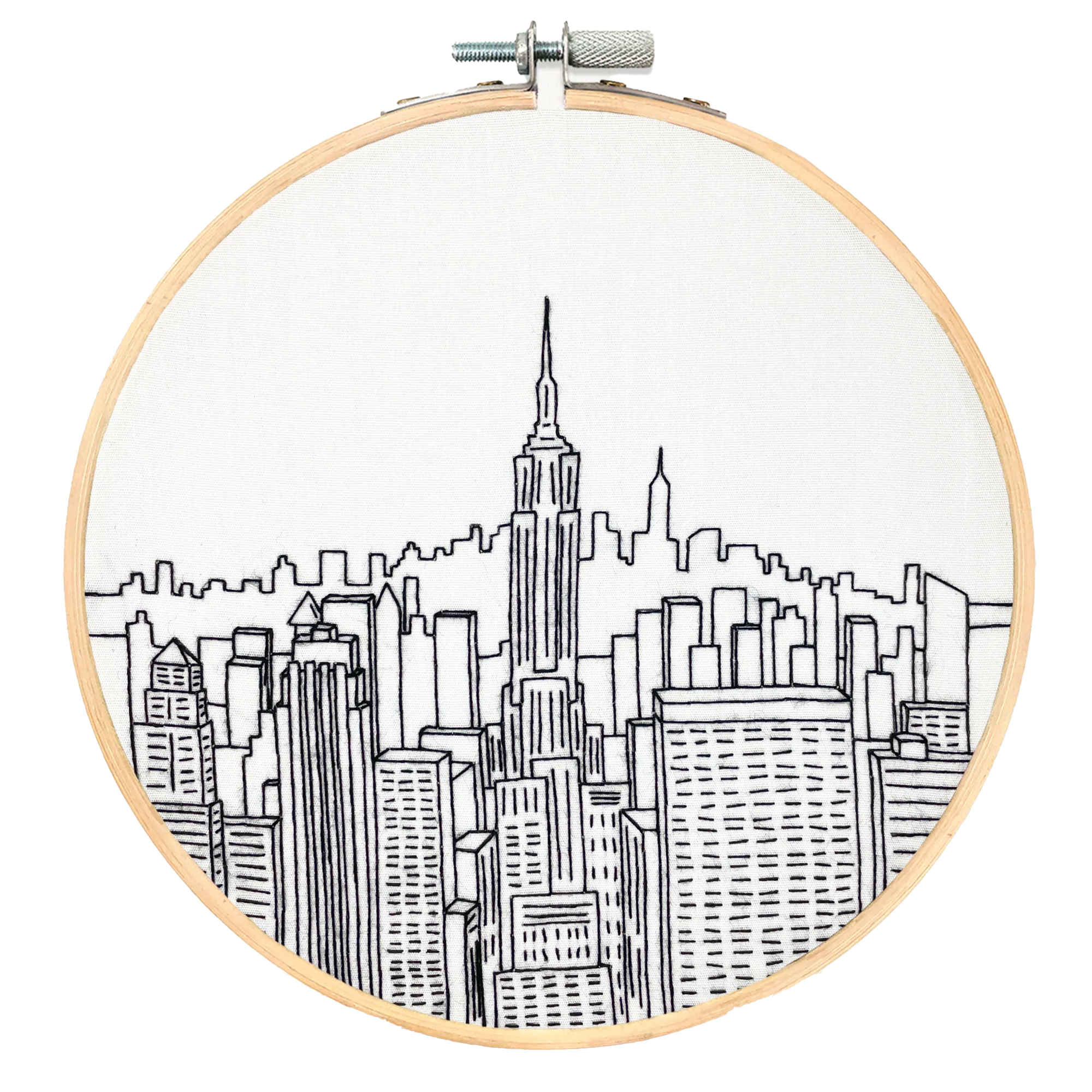 Embroidery & Sage – Top Of The Rock NYC - Embroidery Kit