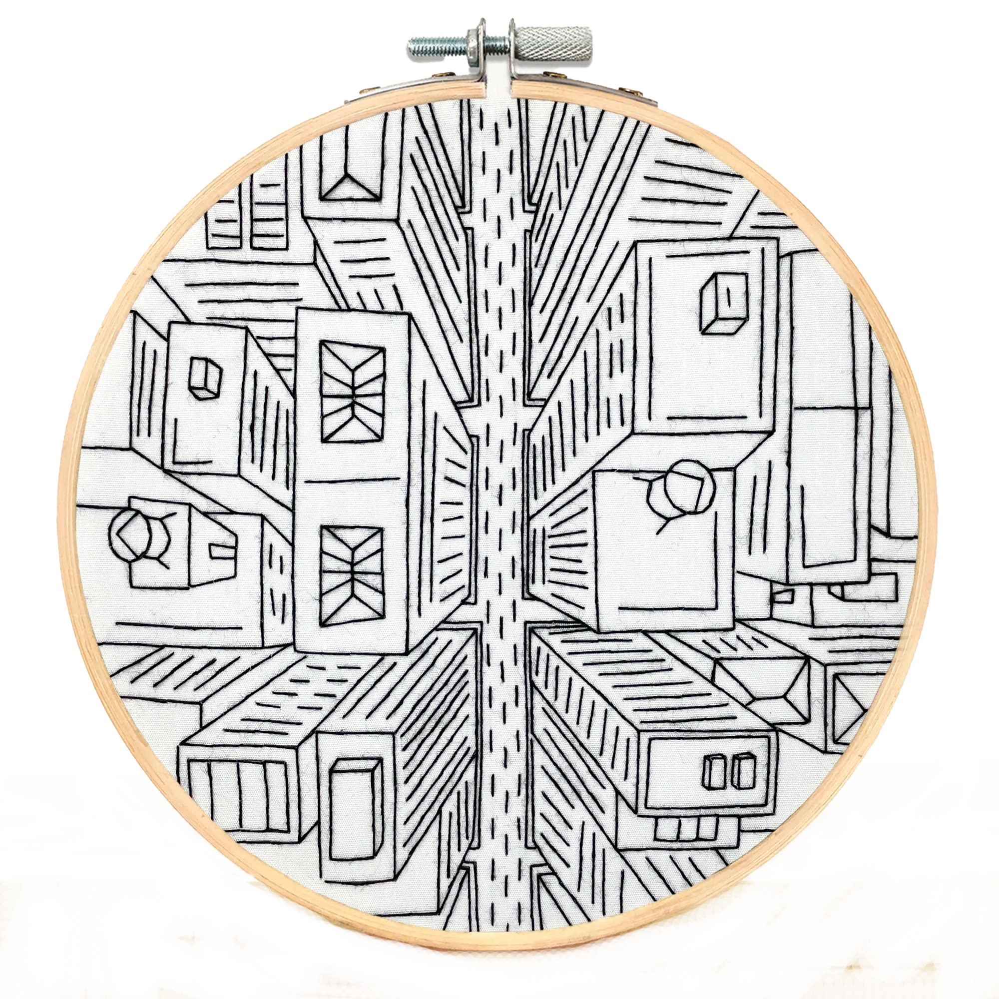 Embroidery & Sage – Bird's Eye View NYC - Embroidery Kit