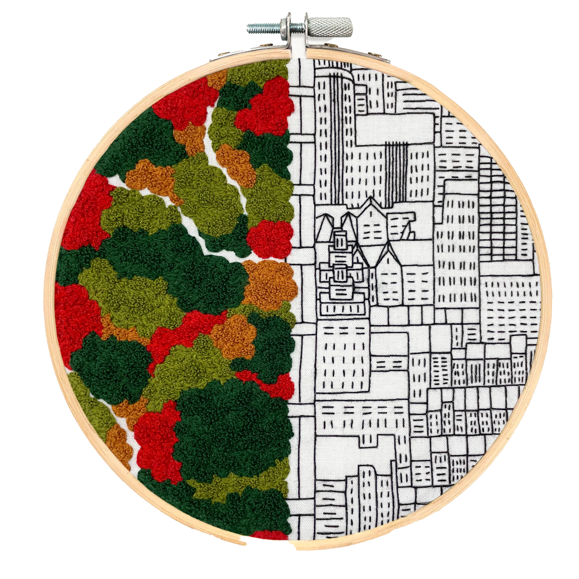 Embroidery & Sage – Autumn In NY - Embroidery Kit