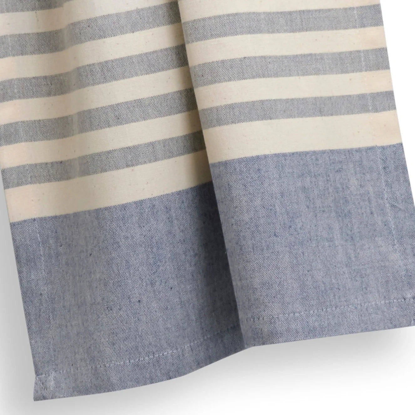 Sustainable Threads Cotton Handwoven Kitchen Towel – Blue Cheese – 27" x 19"