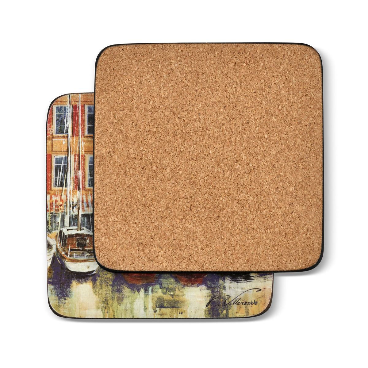 Boat Scene Coasters – Set of 6