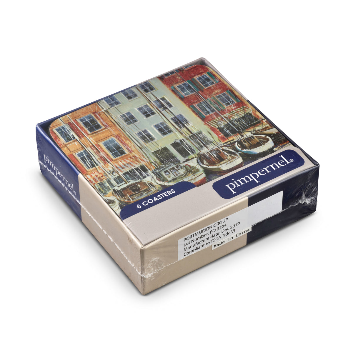 Boat Scene Coasters – Set of 6