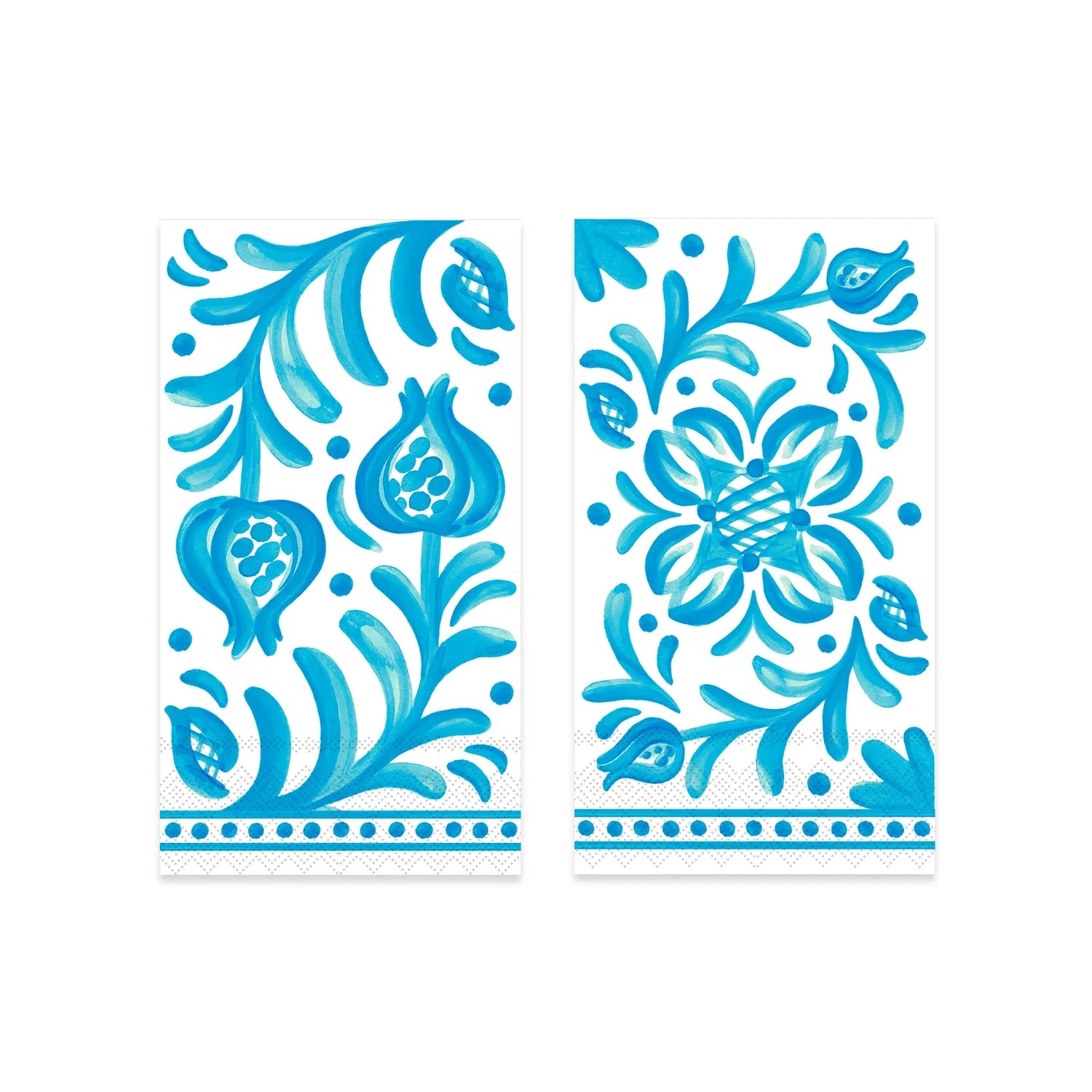 Le Cadeaux Sicily Teal Guest Napkins – Pack of 15 – Sicily Teal