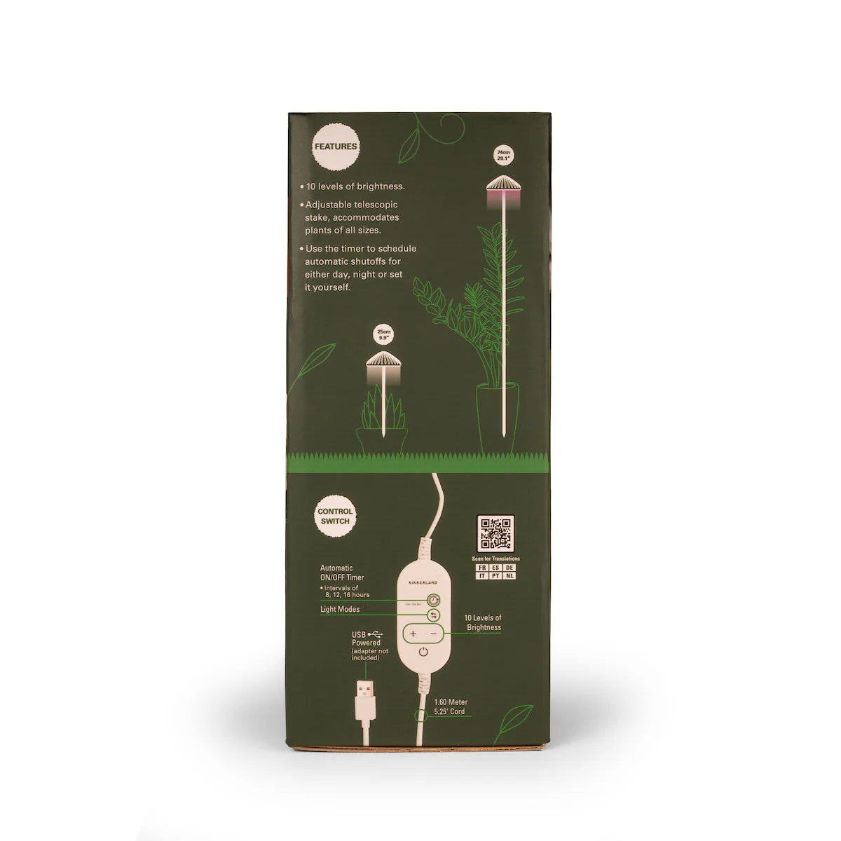 Kikkerland Mushroom Grow Plant Light