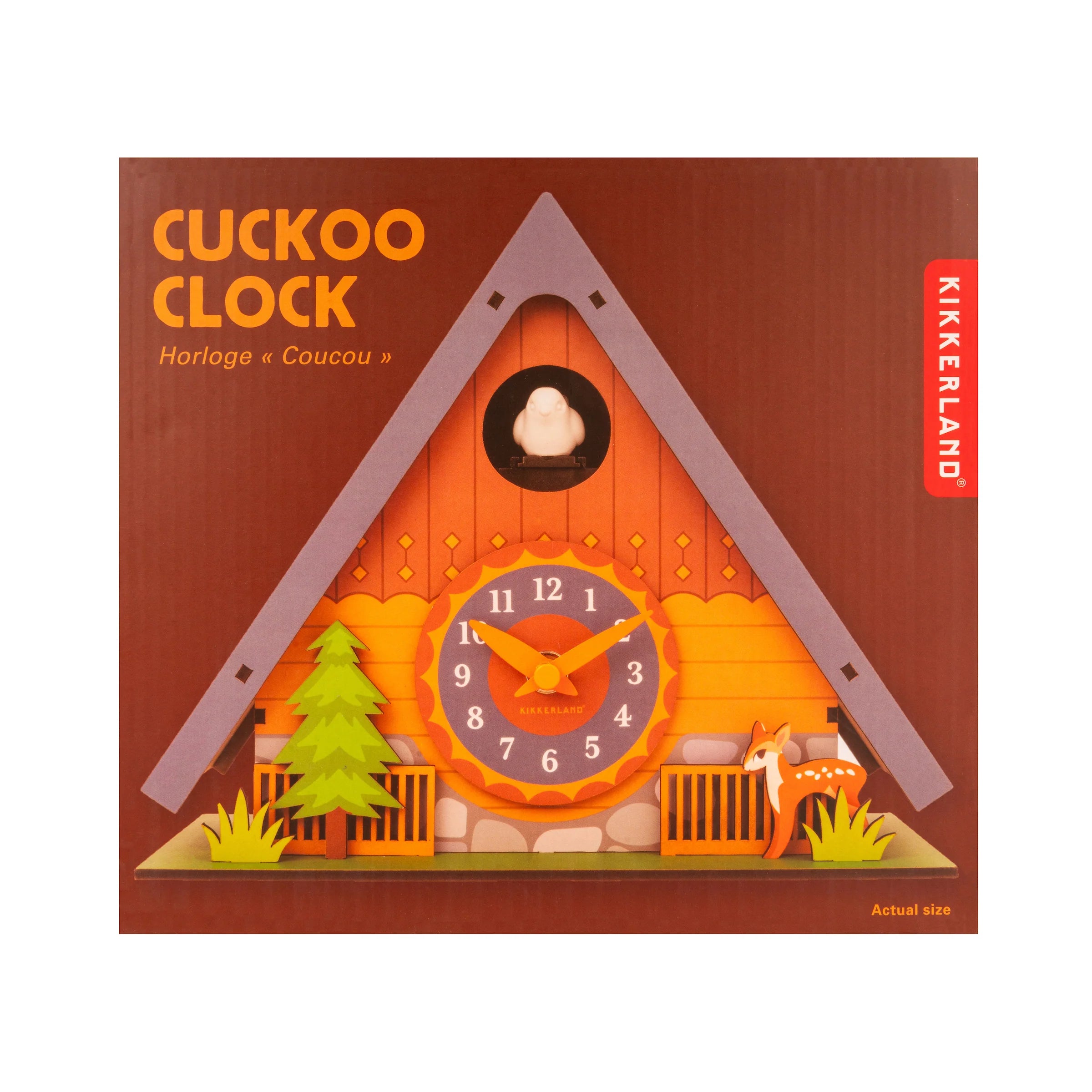 Kikkerland Cuckoo Clock Clock