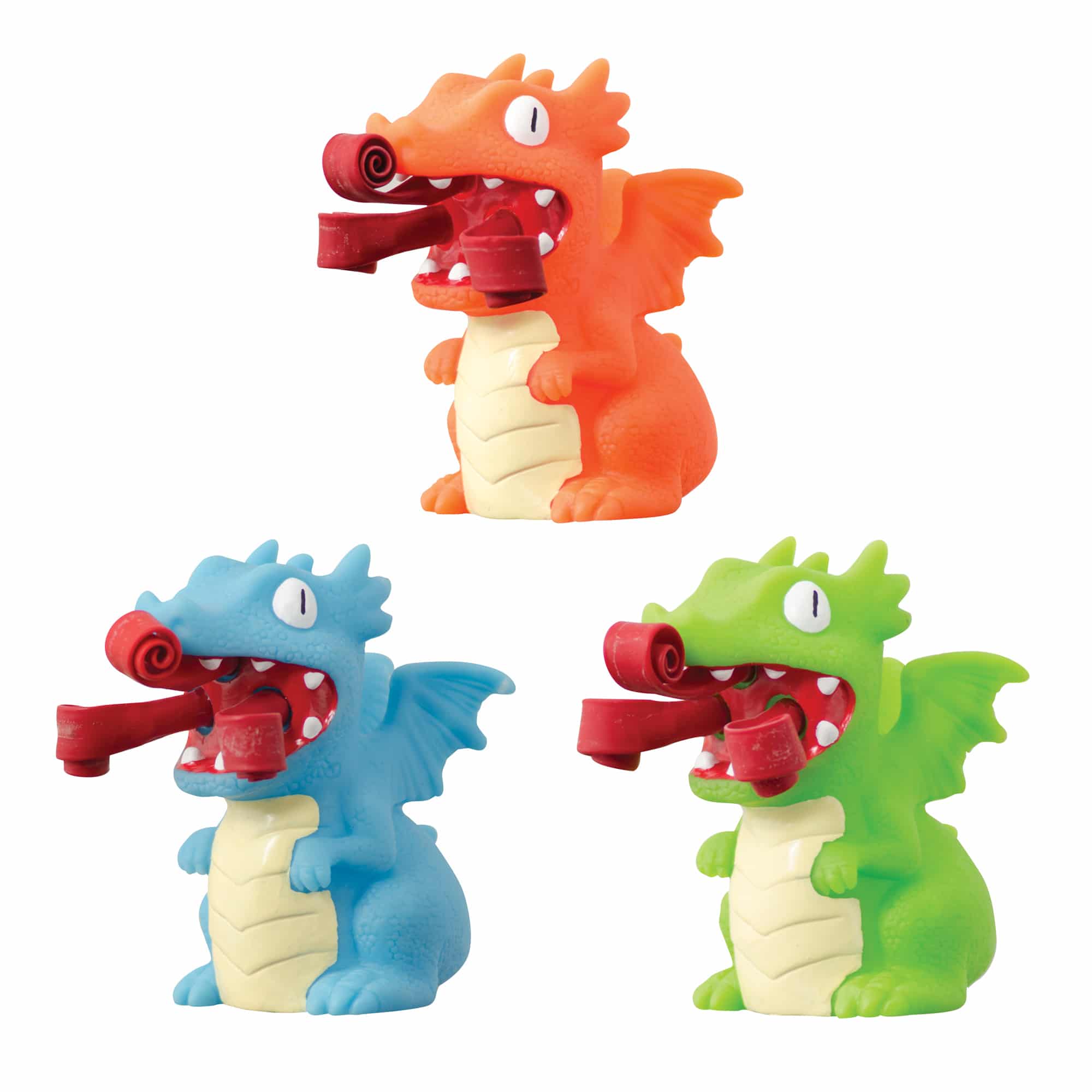 Schylling Curly Pop "Fire- Breathing" Squeeze Toy - Assorted – EACH SOLD SEPARATELY