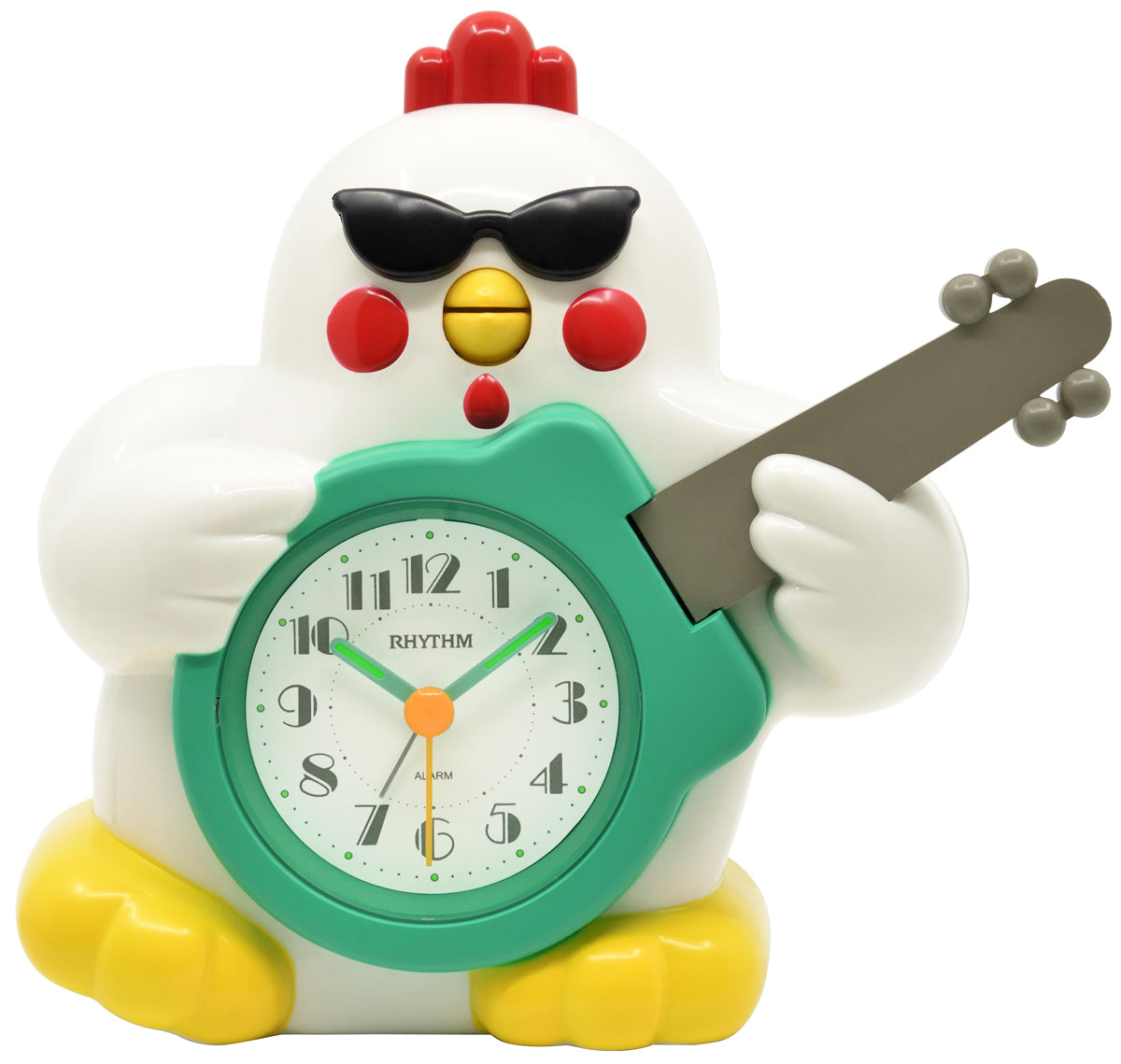 Rock n' Roll Chicken Alarm Clock - NEW