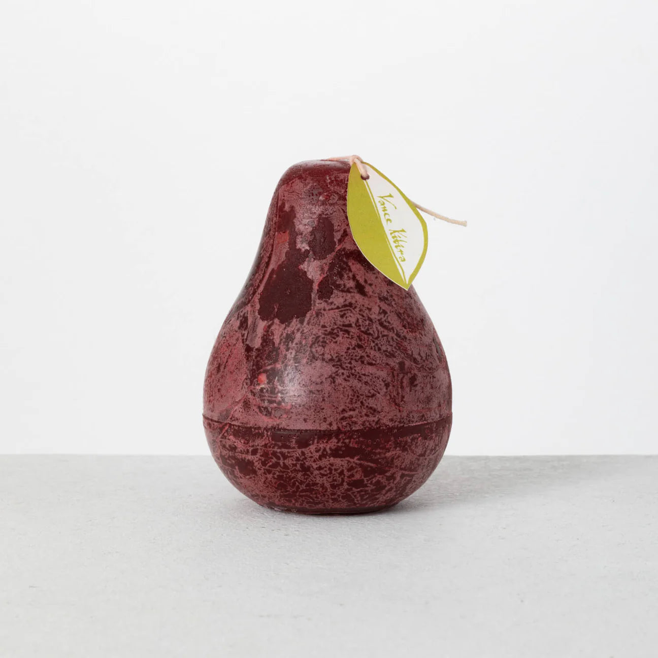 Vance Kitira Timber Pear Candle – Wine – 4.5"